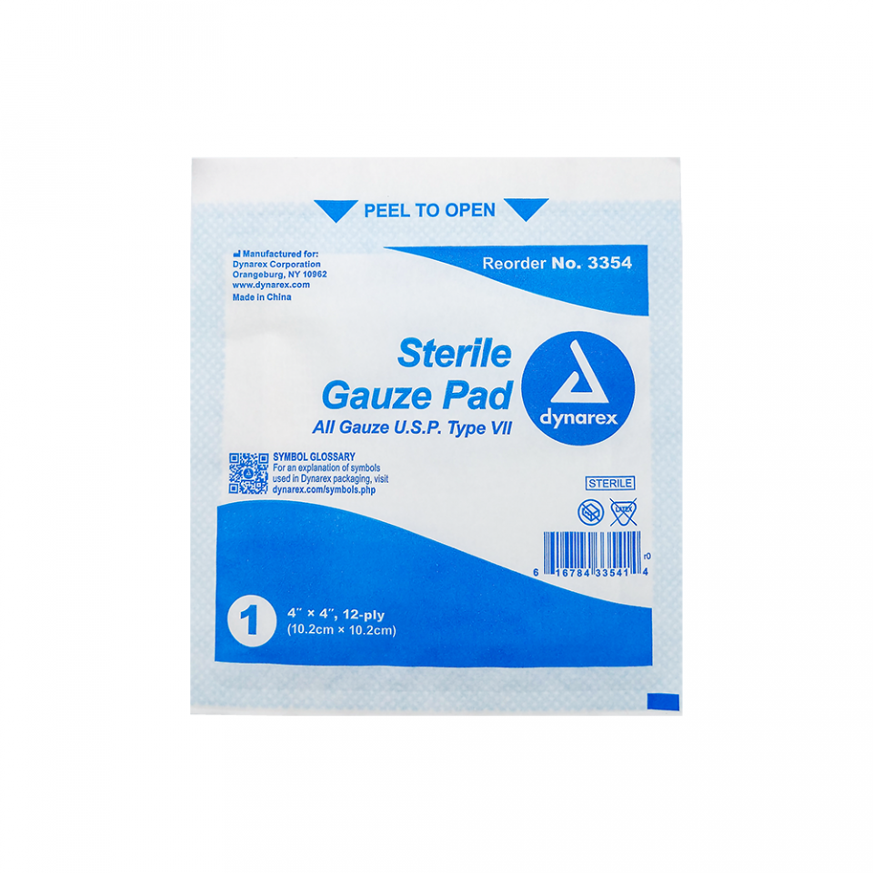 Sterile cotton deals pads